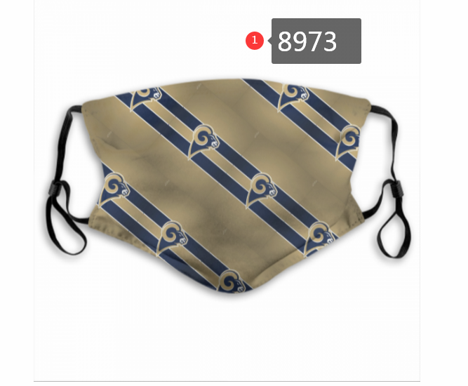 2020 NFL Oakland Raiders #5 Dust mask with filter->nfl dust mask->Sports Accessory